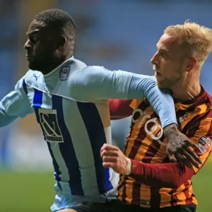 Battle for the Ball: Coventry City vs. Bradford City in Sky Bet League One Battle for the Ball: Coventry City vs. Bradford City in Sky Bet League One
