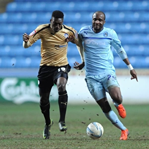 Battle for the Ball: Coventry City vs Colchester United, Npower League One, Ricoh Arena