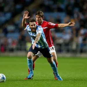 Battle for the Ball: Coventry City vs Crewe Alexandra in Sky Bet League One - Romain Vincelot vs Billy Bingham