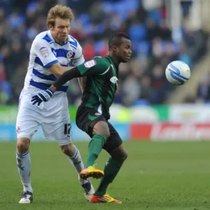 Battle for the Ball: Gorkss vs. Nimely in Coventry City vs. Reading Championship Clash (11-02-2012, Madejski Stadium) Battle for the Ball: Gorkss vs. Nimely in Coventry City vs. Reading Championship Clash (11-02-2012, Madejski Stadium)