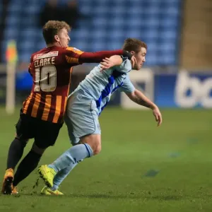 Battle for the Ball: John Fleck vs Billy Clarke - Coventry City vs Bradford City Rivalry in Sky Bet League One Battle for the Ball: John Fleck vs Billy Clarke - Coventry City vs Bradford City Rivalry in Sky Bet League One
