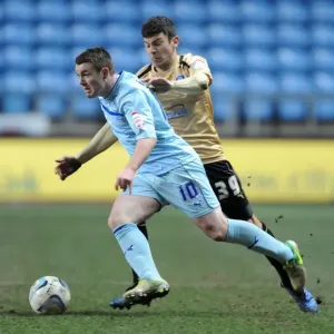 Battle for the Ball: John Fleck vs. George Porter - Coventry City vs. Colchester United, Npower League One Battle for the Ball: John Fleck vs. George Porter - Coventry City vs. Colchester United, Npower League One