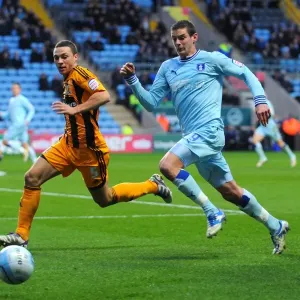 Battle for the Ball: Jutkiewicz vs. Chester - Coventry City vs. Hull City, Npower Championship (10-12-2011) Battle for the Ball: Jutkiewicz vs. Chester - Coventry City vs. Hull City, Npower Championship (10-12-2011)