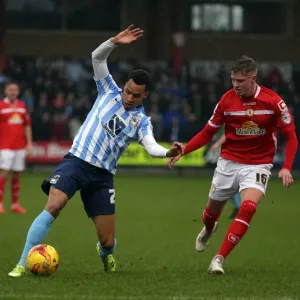 Battle for the Ball: King vs. Murphy - Intense Rivalry in Sky Bet League One Clash between Crewe Alexandra and Coventry City
