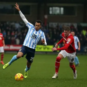Battle for the Ball: King vs. Murphy in Sky Bet League One Clash - Crewe Alexandra vs. Coventry City