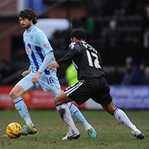 Sky Bet League One Jigsaw Puzzle Collection: Soccer - Sky Bet League One : Notts County v Coventry City : The Valley : 08-02-2014