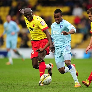 Battle for the Ball: Nimely vs. Kacaniklic - Coventry City vs. Watford, Npower Championship (17-03-2012)