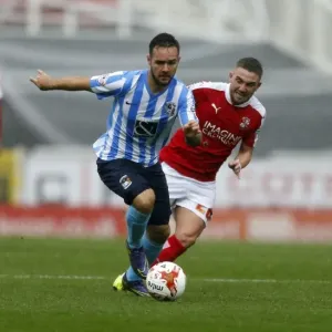 Battle for the Ball: Rodgers vs. Armstrong in Swindon Town vs. Coventry City (Sky Bet League One) Battle for the Ball: Rodgers vs. Armstrong in Swindon Town vs. Coventry City (Sky Bet League One)