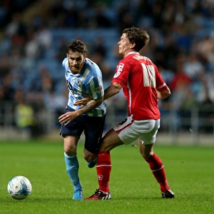 Battle for the Ball: Vincelot vs. Bingham - Intense Rivalry in Coventry City vs. Crewe Alexandra, Sky Bet League One