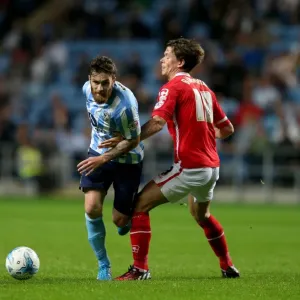 Battle for the Ball: Vincelot vs. Bingham - Intense Rivalry in Coventry City vs. Crewe Alexandra, Sky Bet League One