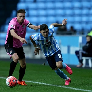 Battle for the FA Cup Ball: Coventry City vs Northampton Town - Emirates FA Cup First Round