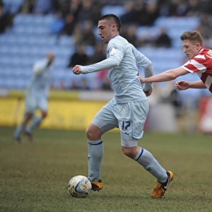 Battle of Ricoh Arena: Coventry City vs Doncaster Rovers in Npower Football League One - Callum Ball vs John Lundstram