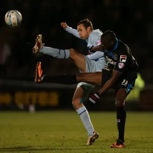 Blair Adams vs Lucas Akins: Intense Rivalry at Sixfields Stadium - Coventry City vs Stevenage (Sky Bet League One, 2014) Blair Adams vs Lucas Akins: Intense Rivalry at Sixfields Stadium - Coventry City vs Stevenage (Sky Bet League One, 2014)