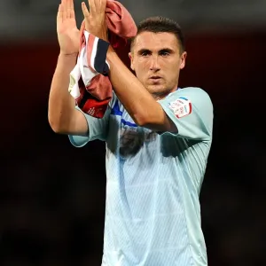 Callum Ball Honors Coventry City Fans After Shocking Arsenal Cup Upset