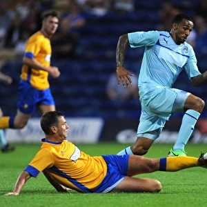 Callum Wilson's Agile Escape: Overcoming John Dempster in the Mansfield Town Friendly (July 26, 2013)