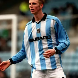 Calum Davenport in Action: Coventry City FC vs Pakistan Friendly Match Calum Davenport in Action: Coventry City FC vs Pakistan Friendly Match