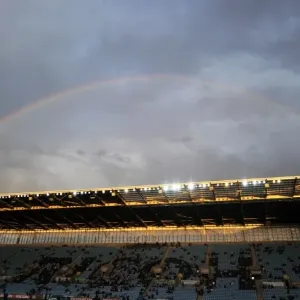 Capital One Cup Second Round: Coventry City vs Birmingham City Under a Rainbow at Ricoh Arena Capital One Cup Second Round: Coventry City vs Birmingham City Under a Rainbow at Ricoh Arena