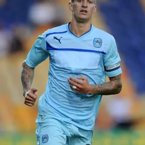 Carl Baker in Action for Coventry City at Mansfield Town Friendly, July 2013 Carl Baker in Action for Coventry City at Mansfield Town Friendly, July 2013