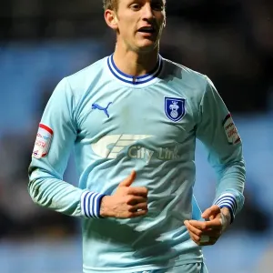 Carl Baker in Action: Coventry City vs Crystal Palace, Npower Championship (06-03-2012)