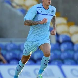 Carl Baker in Action: Coventry City's Star Midfielder at Mansfield Town Friendly, July 2013 Carl Baker in Action: Coventry City's Star Midfielder at Mansfield Town Friendly, July 2013