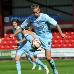 Carl Baker Leads Coventry City Charge in Npower League One Clash at Crewe Alexandra (September 1, 2012)