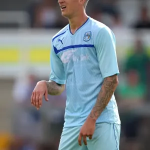 Carl Baker in Pre-Season Action: Coventry City vs. Bristol Rovers at Memorial Ground Carl Baker in Pre-Season Action: Coventry City vs. Bristol Rovers at Memorial Ground