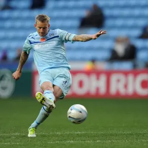 Carl Baker Scores the Opener: Coventry City vs Scunthorpe United, Football League One, Ricoh Arena Carl Baker Scores the Opener: Coventry City vs Scunthorpe United, Football League One, Ricoh Arena