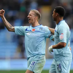 Carl Baker Scores Opening Goal for Coventry City Against Scunthorpe United at Ricoh Arena Carl Baker Scores Opening Goal for Coventry City Against Scunthorpe United at Ricoh Arena