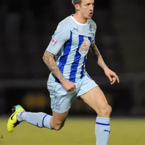 Carl Baker at Sixfields Stadium: Coventry City vs Rotherham United, Sky Bet League One (November 26, 2013)