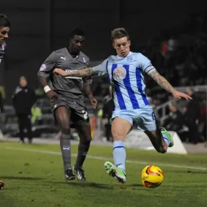 Carl Baker's Epic Cross: Coventry City vs Rotherham United, Sky Bet League One, Sixfields Stadium
