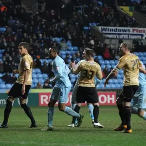 Carl Baker's Equalizer: Coventry City vs Colchester United, Npower League One, Ricoh Arena Carl Baker's Equalizer: Coventry City vs Colchester United, Npower League One, Ricoh Arena