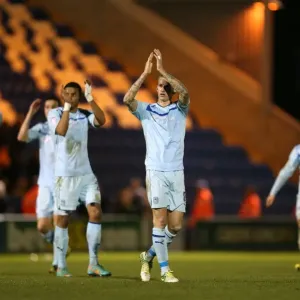 Carl Baker's Triumphant Moment: Coventry City FC Celebrates Victory Over Colchester United Carl Baker's Triumphant Moment: Coventry City FC Celebrates Victory Over Colchester United
