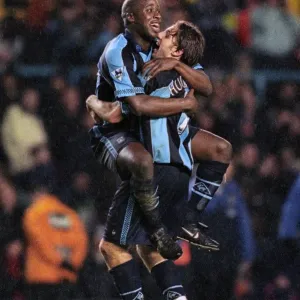 Celebrating Glory: Coventry City's Historic FA Premiership Win Against Manchester United (December 1997) Celebrating Glory: Coventry City's Historic FA Premiership Win Against Manchester United (December 1997)