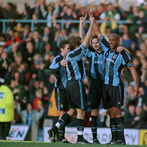 Action from 90s Jigsaw Puzzle Collection: FA Carling Premiership - Coventry City v Barnsley 21-02-1998
