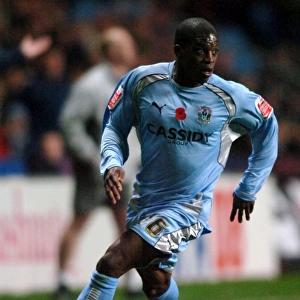 Championship Showdown: Isaac Osbourne in Action for Coventry City vs. West Bromwich Albion (12-11-2007) - Ricoh Arena