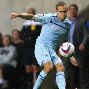 Chris Hussey in Action: Coventry City vs Birmingham City - Capital One Cup Second Round Clash at Ricoh Arena Chris Hussey in Action: Coventry City vs Birmingham City - Capital One Cup Second Round Clash at Ricoh Arena
