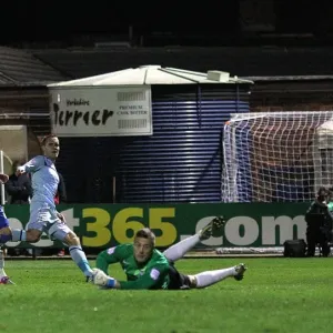 Chris Hussey Scores Coventry City's Fourth Goal in Johnstones Paint Trophy Match Against York City Chris Hussey Scores Coventry City's Fourth Goal in Johnstones Paint Trophy Match Against York City