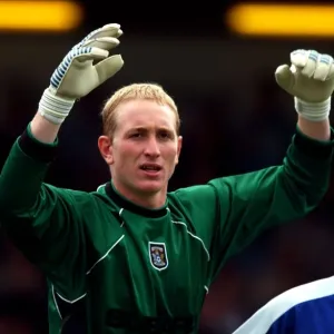 Chris Kirkland in Action: Coventry City vs. Stockport County (2001, Division One) Chris Kirkland in Action: Coventry City vs. Stockport County (2001, Division One)