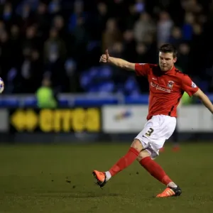 Chris Stokes in Action: Coventry City vs. Shrewsbury Town, Sky Bet League One, Greenhous Meadow Chris Stokes in Action: Coventry City vs. Shrewsbury Town, Sky Bet League One, Greenhous Meadow