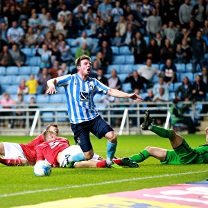 Chris Stokes in Action: Coventry City vs Crewe Alexandra, Sky Bet League One, Ricoh Arena