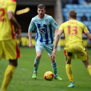 Chris Stokes in Action: Coventry City vs Milton Keynes Dons, Sky Bet League One Chris Stokes in Action: Coventry City vs Milton Keynes Dons, Sky Bet League One