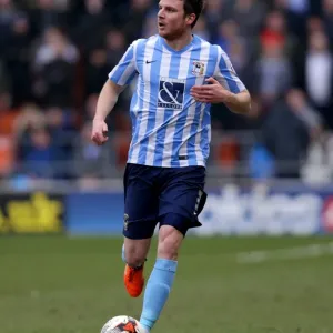 Chris Stokes of Coventry City in Action against Blackpool at Bloomfield Road during the 2015-16 Sky Bet League One Season Chris Stokes of Coventry City in Action against Blackpool at Bloomfield Road during the 2015-16 Sky Bet League One Season