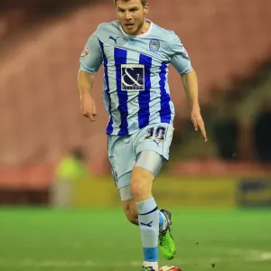 Chris Stokes of Coventry City Facing Off Against Barnsley in Sky Bet League One Chris Stokes of Coventry City Facing Off Against Barnsley in Sky Bet League One