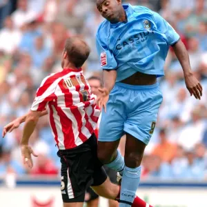 Clash in the Championship: Coventry City vs. Sunderland - Dele Adebola vs. Kenny Cunningham Aerial Battle (Ricoh Arena, 2006) Clash in the Championship: Coventry City vs. Sunderland - Dele Adebola vs. Kenny Cunningham Aerial Battle (Ricoh Arena, 2006)