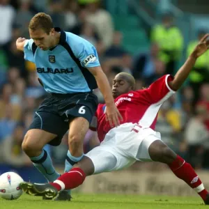 Clash at Coventry City Stadium: Eustace vs Harewood's Intense Battle (31-08-2002) Clash at Coventry City Stadium: Eustace vs Harewood's Intense Battle (31-08-2002)