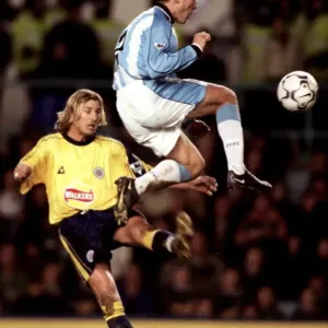 Clash at the Coventry Stadium: Coventry City vs. Leicester City - Savage Tackle on Telfer (Premier League, 10-12-2000) Clash at the Coventry Stadium: Coventry City vs. Leicester City - Savage Tackle on Telfer (Premier League, 10-12-2000)