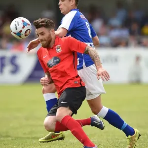 Clash at Liberty Way: A Battle Between Jordan Keane and Romain Vincelot in Coventry City's Pre-Season Friendly Against Nuneaton Town Clash at Liberty Way: A Battle Between Jordan Keane and Romain Vincelot in Coventry City's Pre-Season Friendly Against Nuneaton Town