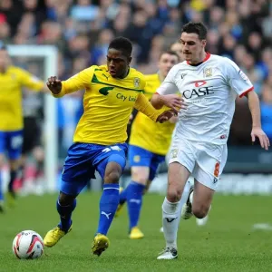 Clash of Midfield Titans: Potter vs. Moussa in Milton Keynes Dons vs. Coventry City (Npower League One, December 29, 2012) Clash of Midfield Titans: Potter vs. Moussa in Milton Keynes Dons vs. Coventry City (Npower League One, December 29, 2012)