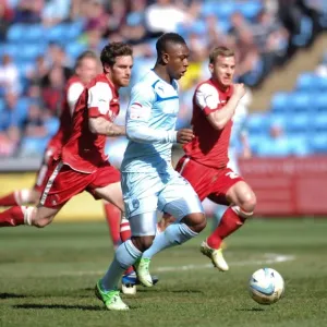 Clash at Ricoh Arena: Moussa vs. Vincelot - Coventry City vs. Leyton Orient, Football League One Action Clash at Ricoh Arena: Moussa vs. Vincelot - Coventry City vs. Leyton Orient, Football League One Action