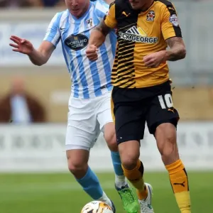 Clash of the Titans: Chris Stokes vs Barry Corr in Coventry City's Pre-Season Battle at Abbey Stadium